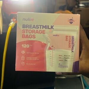 Nuliie Breast milk bags brand new never opened seal still intact.